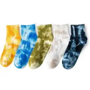 Tie dye sports socks performance