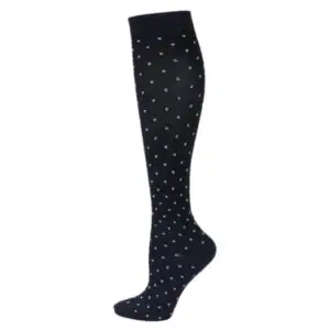 Female nurse compression stockings ankle design