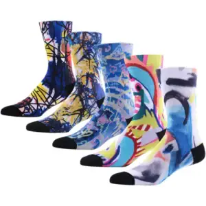 Womens full print sublimation socks