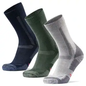 Seamless toe hiking socks merino