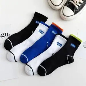 embroidered ankle socks sports