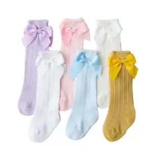 children cotton stockings bows