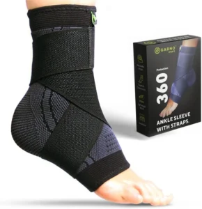 Classic ankle compression sleeve pair