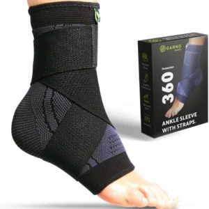 Classic ankle compression sleeve pair