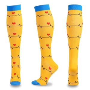 B2B runner flight crew compression socks