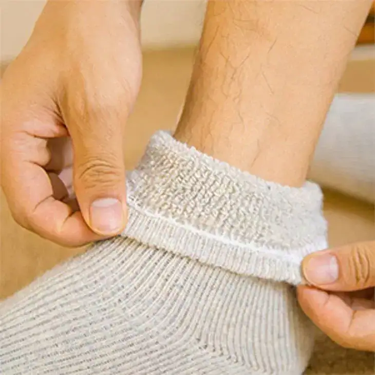 Breathable work socks ankle