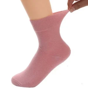 Cotton diabetic moisture wicking socks