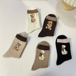 Wholesale animal pattern crew socks