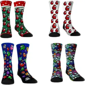 Thick athletic print socks