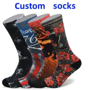 Colorful basketball team socks