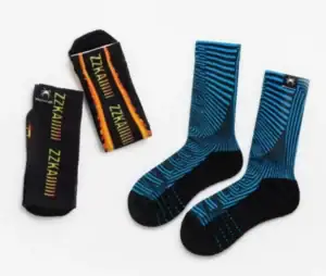 Custom printed women's crew size socks