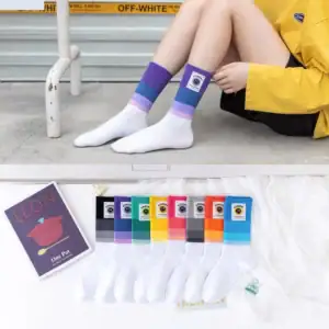 Japanese long tube socks for women
