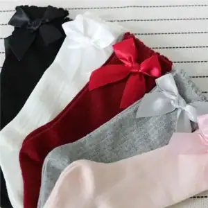 infant girl bow socks