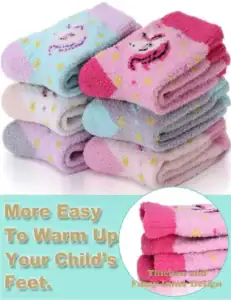Premium kids cute fuzzy socks