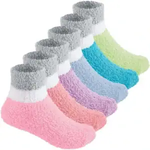 Kids fuzzy socks low MOQ