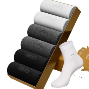 Cotton dress socks boxed