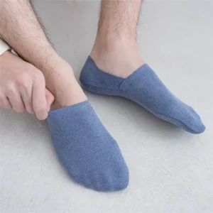 Mens invisible socks grip