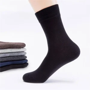 Cozy mens office socks