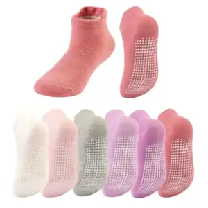 non slip grip girl socks