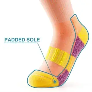 Professional gym socks padding comfort