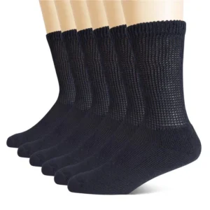 Thin cotton diabetic comfort socks men