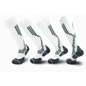 Athletic compression performance socks
