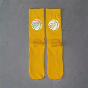Custom reflective pattern socks