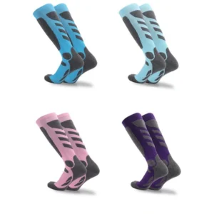 Women's sweat-absorbent ski socks