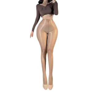 Aurora shiny seamless pantyhose closeup texture