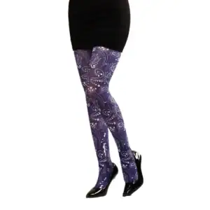 evil eye printed pantyhose vintage style
