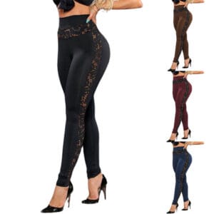 European lace thin yoga pants summer wear