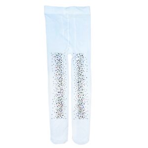 Toddler girl dance leggings rainbow rhinestone