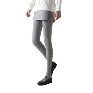 Winter fleece ribbed cotton pantyhose women warmth