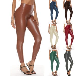 Multi-color yoga dress pants high waist design